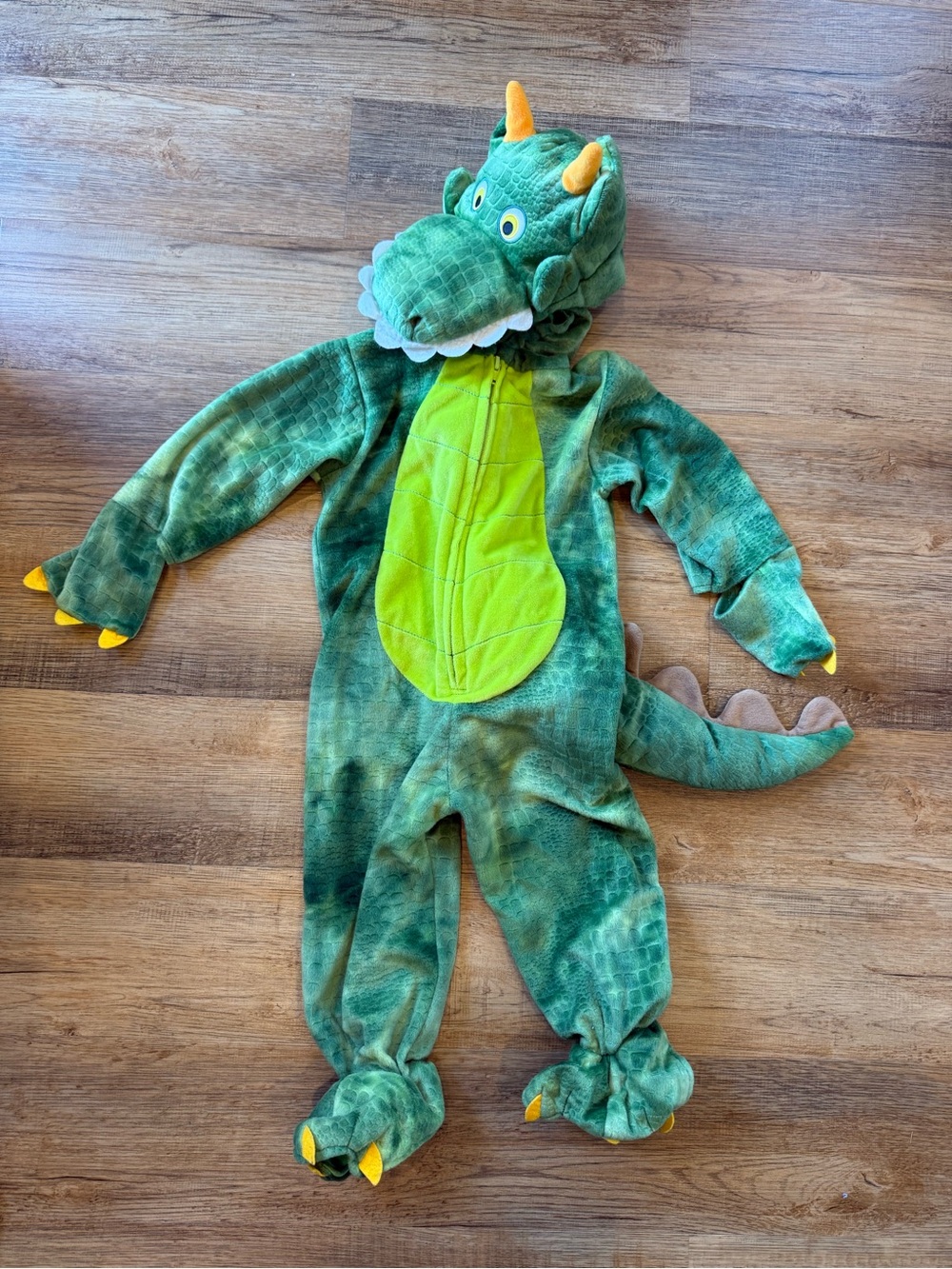 Koala Kids Green Plush Dragon Halloween Costume Size 12-18